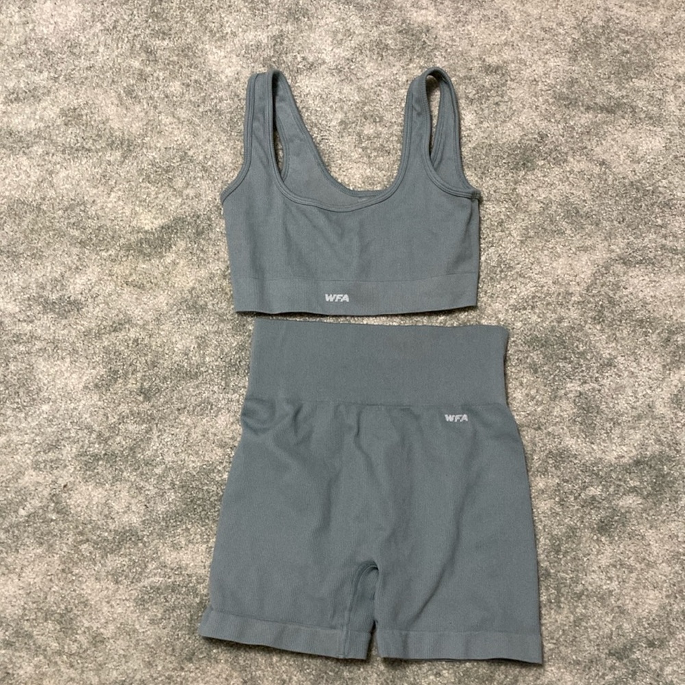 Ribbed White fox Set